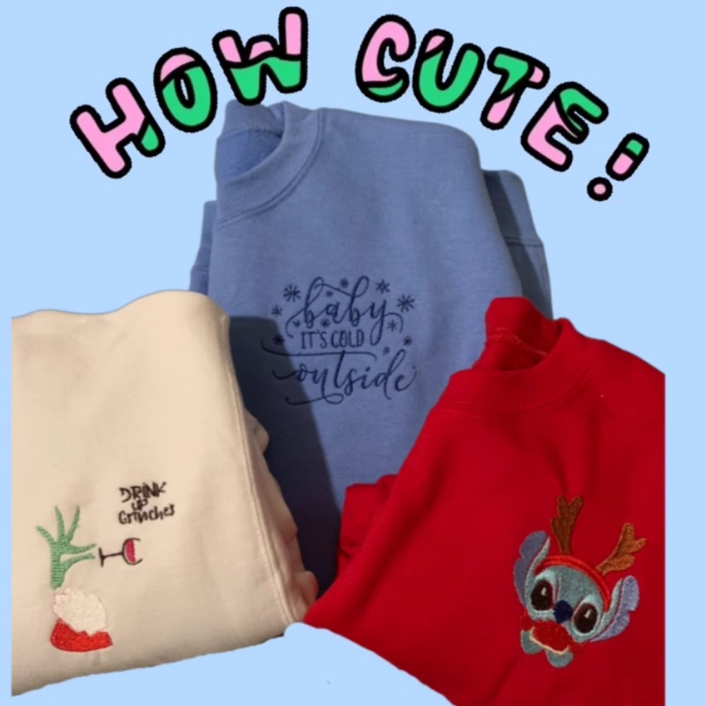 HANDMADE CREWNECKS ⭐️🎄